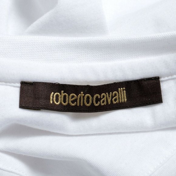 T-shirt Femme Roberto Cavalli - Motif Papillons - Taille S - Neuf Avec Étiquette